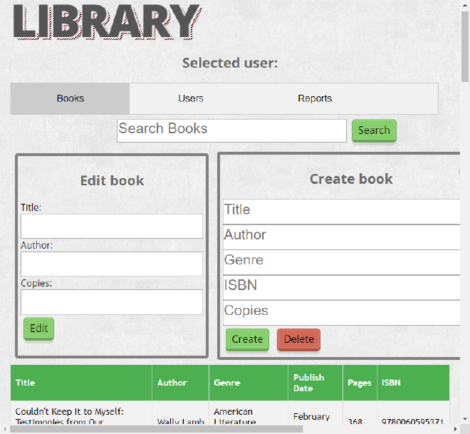 Library Database