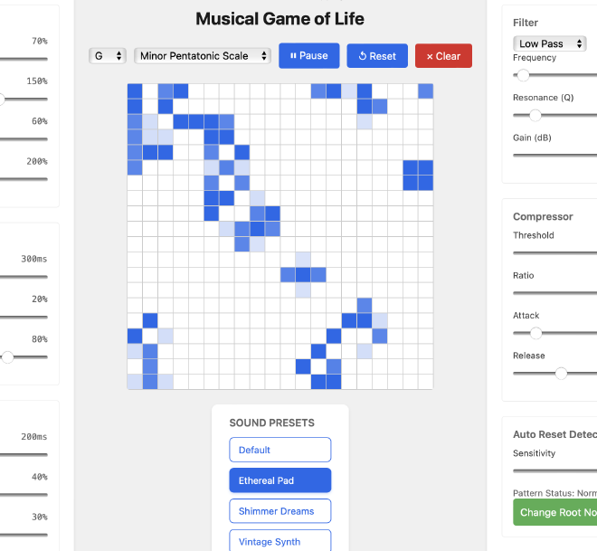 Musical Game of Life